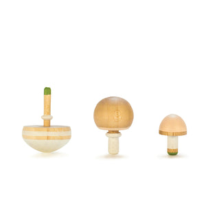 Eperfa wooden mushroom spin tops